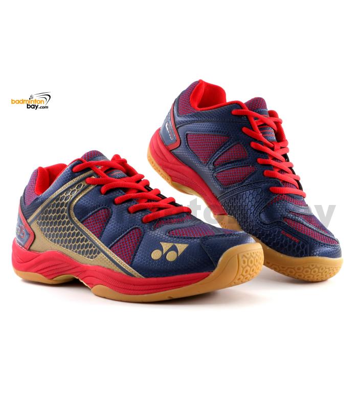 Yonex All England 15 Blue Red Badminton Shoes In-Court With Tru Cushion Technology
